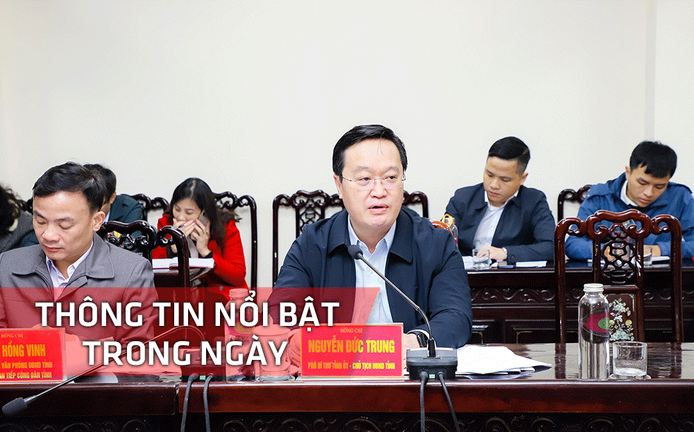 Nghệ An: Thông tin nổi bật ngày 15/12