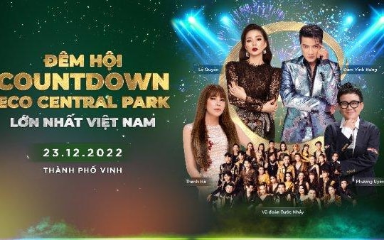 Đêm hội Countdown lớn nhất Thành Vinh: Đại tiệc của âm thanh, ánh sáng 'đốt cháy' mọi giác quan