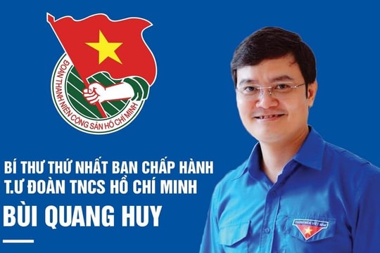 Ông Bùi Quang Huy tái đắc cử Bí thư thứ nhất Trung ương Đoàn