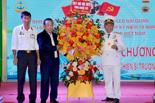 Cựu chiến binh Hải quân Trường Sa tổ chức gặp mặt kỷ niệm 78 năm Ngày thành lập Quân đội Nhân dân Việt Nam