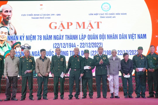 Liên hiệp các tổ chức hữu nghị tỉnh trao 130 triệu đồng cho người nghèo, cựu chiến binh có hoàn cảnh khó khăn