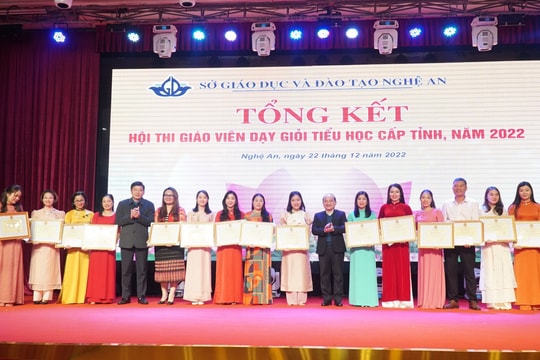 Công nhận 397 giáo viên đạt danh hiệu Giáo viên dạy giỏi tiểu học cấp tỉnh 