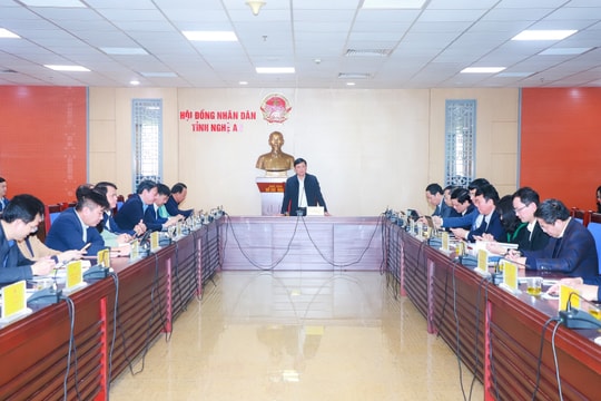 Thường trực HĐND tỉnh Nghệ An họp phiên thường kỳ tháng 12/2022