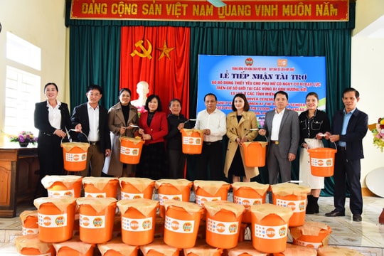 Hội Nông dân Nghệ An tiếp nhận tài trợ cho nữ hội viên từ Quỹ Dân số Liên hợp quốc