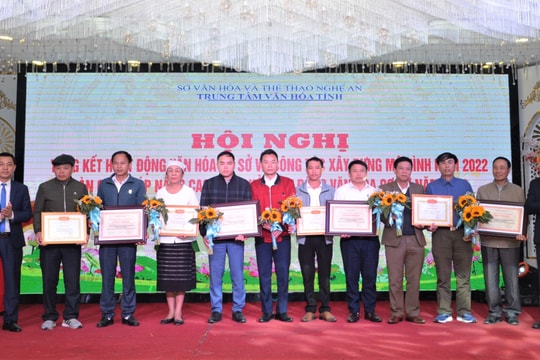 Nghệ An: Khen thưởng 9 mô hình văn hóa cấp tỉnh