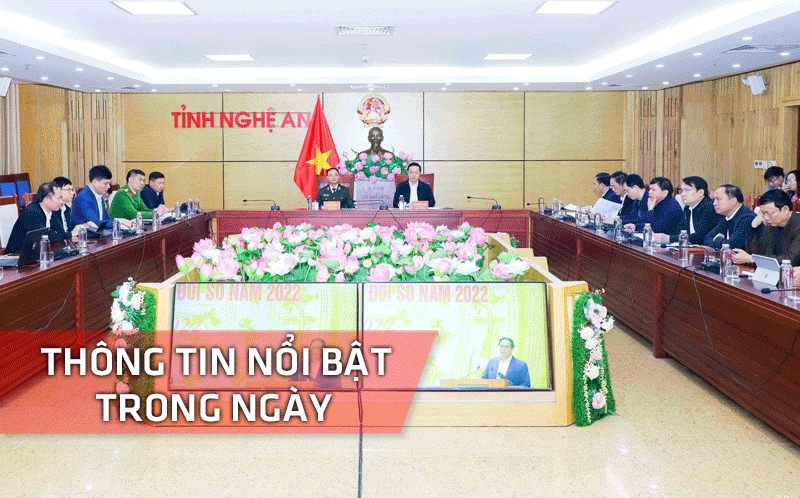 Nghệ An: Thông tin nổi bật ngày 25/12