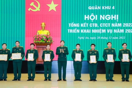 Cục Chính trị Quân khu 4 triển khai nhiệm vụ công tác Đảng, công tác chính trị năm 2023