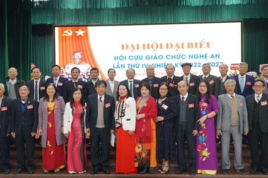 Đại hội đại biểu Hội Cựu giáo chức Nghệ An lần thứ IV, nhiệm kỳ 2022 - 2027 thành công tốt đẹp