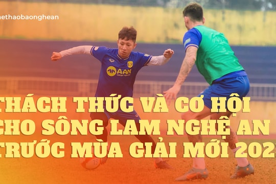 Thách thức và cơ hội cho Sông Lam Nghệ An ở mùa giải 2023