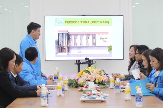 Công đoàn Nghệ An làm việc với doanh nghiệp về tình hình quan hệ lao động dịp Tết Nguyên đán 2023