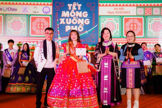 Thí sinh Nghệ An giành Quán quân tại 'Tết Mông xuống phố 2023'