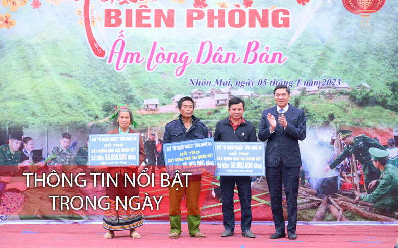 Nghệ An: Thông tin nổi bật ngày 5/1