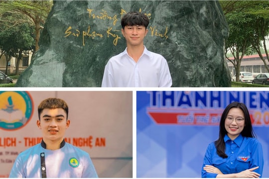 Chân dung 3 sinh viên Nghệ An đạt giải thưởng Sao Tháng Giêng cấp Trung ương năm 2022 