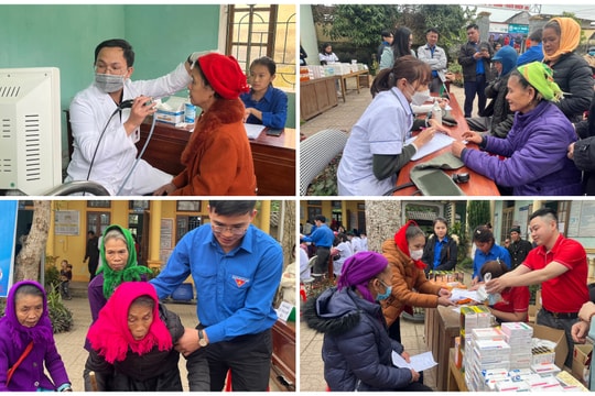 Cụm Văn xã - Nội chính (Đoàn Khối Các cơ quan tỉnh) tổ chức Mùa Đông ấm - Xuân tình nguyện tại Quỳ Châu