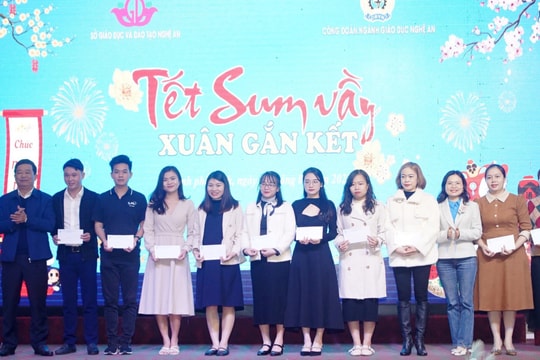 Ngành giáo dục tổ chức ‘Tết sum vầy - Xuân gắn kết’ cho giáo viên ngoài công lập