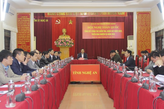 Nghệ An có số lượng tổ chức Đảng được kiểm tra nhiều nhất trong cả nước