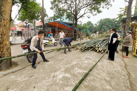 Nghệ An: Rầm rộ thị trường cây 'xua rủi, rước may' ngày Tết