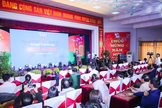 Trực tiếp: Báo Nghệ An gặp mặt cộng tác viên tiêu biểu và ra mắt chuyên mục mới