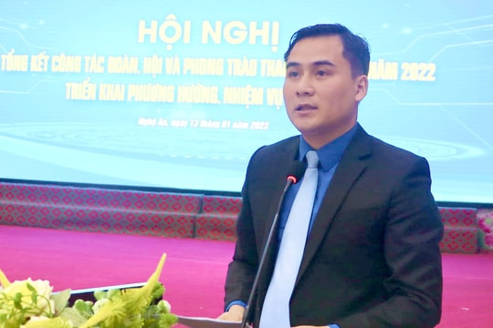 Chân dung tân Chủ tịch Hội Liên hiệp Thanh niên Việt Nam tỉnh Nghệ An