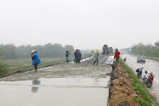 Nghệ An đầu tư hơn 22 tỷ đồng đổ bê tông mặt đê Tả Lam