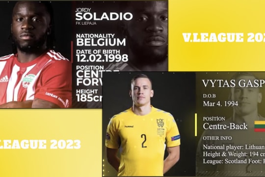 Sông Lam Nghệ An công bố 2 ngoại binh mới mùa giải 2023