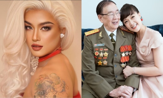 Sao Việt ngày qua: Vân Dung nhí nhảnh bên bố, Thanh Duy khác lạ khi giả gái