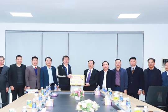 Phó Chủ tịch UBND tỉnh Nghệ An Bùi Thanh An thăm, chúc Tết doanh nghiệp, nhà đầu tư nhân dịp Tết Quý Mão 2023
