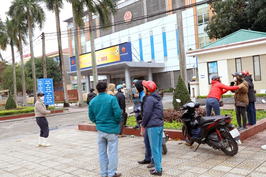 Ngày làm việc đầu năm ở Trung tâm Phục vụ hành chính công tỉnh Nghệ An