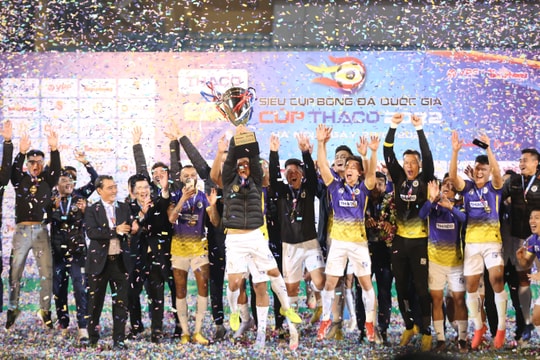 Hà Nội FC lần thứ 5 giành Siêu cúp Quốc gia 