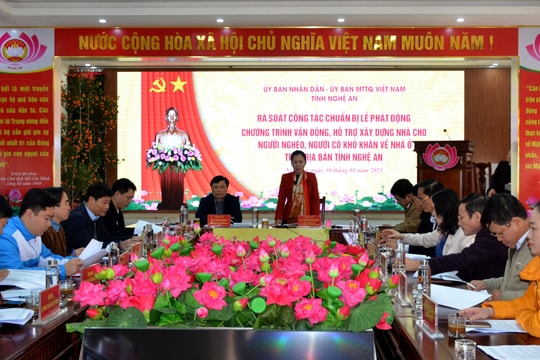 Rà soát, chuẩn bị lễ phát động chương trình vận động hỗ trợ xây dựng nhà cho người nghèo, người khó khăn 