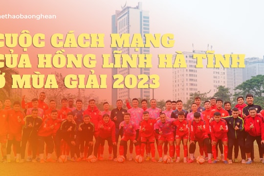Cuộc cách mạng của Hồng Lĩnh Hà Tĩnh ở mùa giải 2023