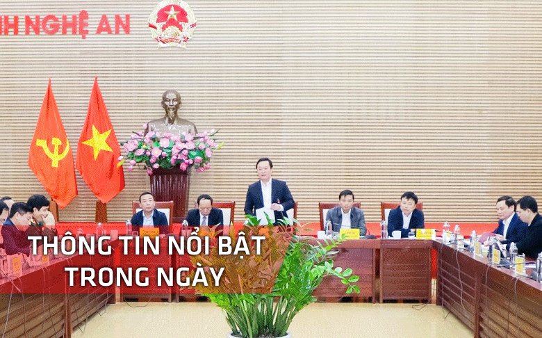 Nghệ An: Thông tin nổi bật ngày 30/1