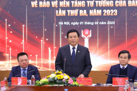  Họp báo phát động cuộc thi chính luận về bảo vệ nền tảng tư tưởng của Đảng lần thứ 3