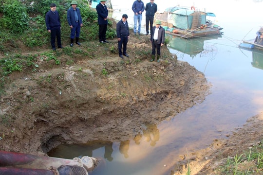 Đề nghị thủy điện Bản Vẽ xả nước để các trạm bơm dọc sông Lam hoạt động