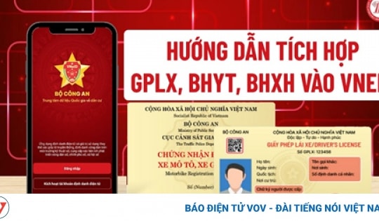 Cách tự tích hợp bằng lái xe vào ứng dụng VNeID tại nhà