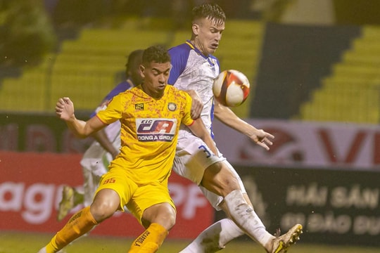 Thấy gì sau trận Sông Lam Nghệ An cầm hoà Đông Á Thanh Hóa?