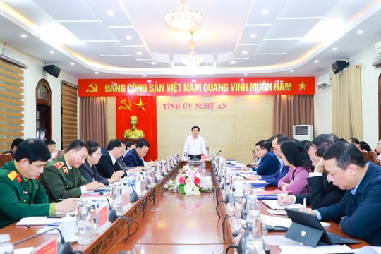 Ban Thường vụ Tỉnh ủy thống nhất 4 ưu tiên thúc đẩy phát triển kinh tế biển tại Nghệ An