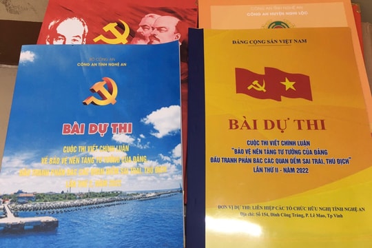 Nghệ An hưởng ứng Cuộc thi viết chính luận bảo vệ nền tảng tư tưởng của Đảng lần thứ 3