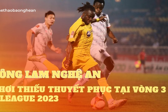 Sông Lam Nghệ An bị Hải Phòng cầm hòa trên sân Vinh tại vòng 3 V.league 2023