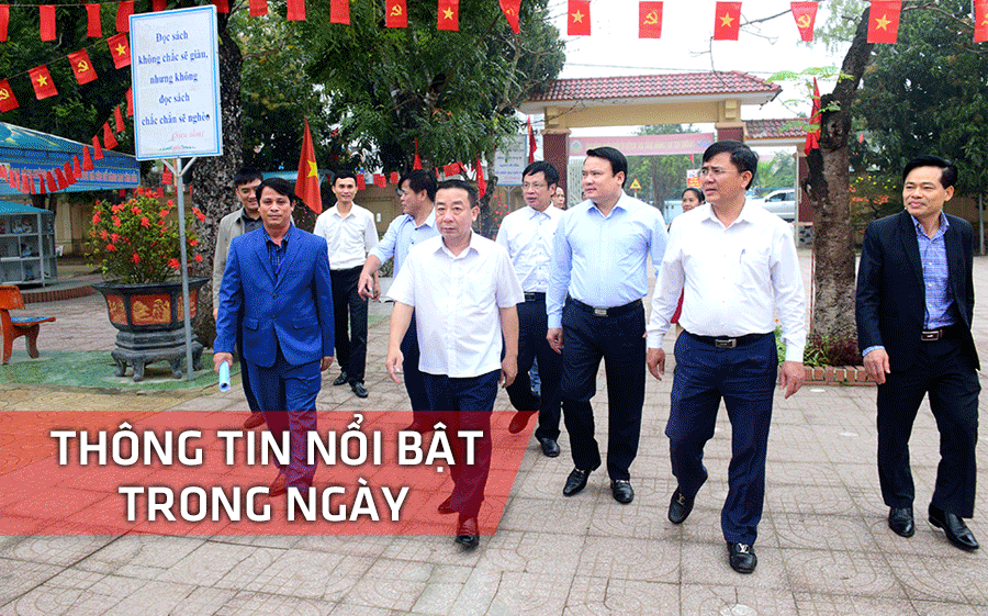 Nghệ An: Thông tin nổi bật ngày 13/2