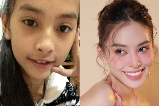 Ngỡ ngàng trước nhan sắc lúc nhỏ của Hoa hậu Tiểu Vy