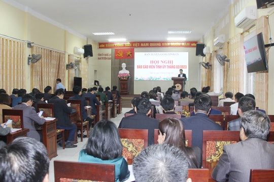 Bám sát tình hình để tuyên truyền có trọng tâm, gắn với thực hiện nhiệm vụ chính trị của địa phương, đơn vị