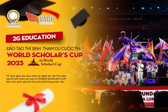 2G Education - Tổ chức Giáo dục đầu tiên tại Nghệ An, Hà Tĩnh đào tạo thí sinh tham gia Cuộc thi WORLD SCHOLAR’S CUP 2023