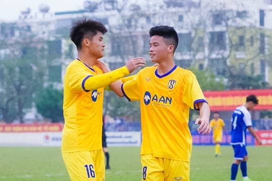 U17 Sông Lam Nghệ An giành chiến thắng kịch tính U17 Hưng Yên