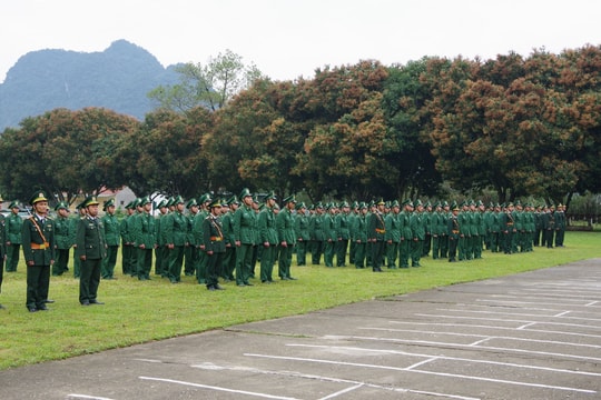 Bộ đội Biên phòng Nghệ An khai giảng khoá huấn luyện chiến sĩ mới