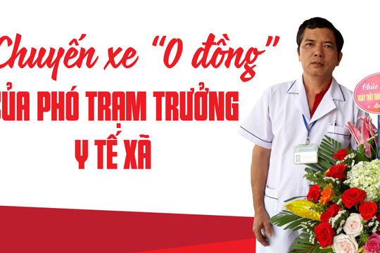 Chuyến xe '0 đồng' của phó trạm trưởng y tế xã