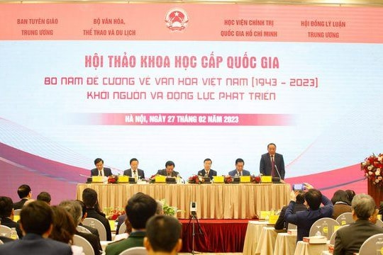 Hội thảo khoa học '80 năm Đề cương văn hóa Việt Nam (1943 - 2023) - Khởi nguồn và động lực phát triển'