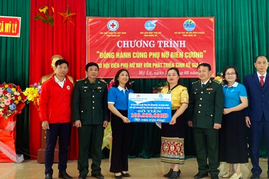 Hỗ trợ sinh kế thoát nghèo cho 20 gia đình hội viên phụ nữ tại Kỳ Sơn và Quế Phong 