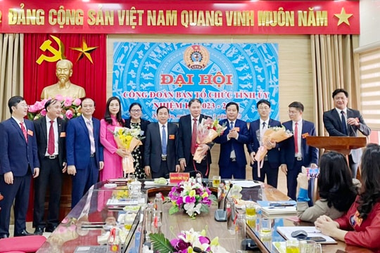 Công đoàn cơ quan Ban Tổ chức Tỉnh ủy Nghệ An tổ chức thành công Đại hội nhiệm kỳ 2023 - 2028