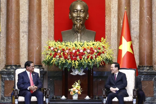 Chủ tịch nước Võ Văn Thưởng tiếp vị khách quốc tế đầu tiên trên cương vị mới